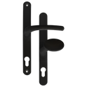 FAB & FIX Blenheim Offset Lever / Pad 92/62PZ - Black