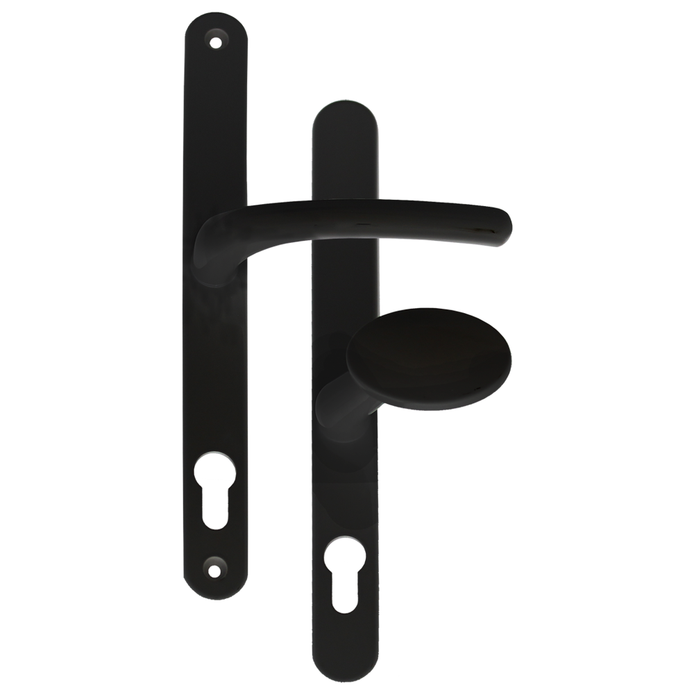 FAB & FIX Blenheim Offset Lever / Pad 92/62PZ - Black