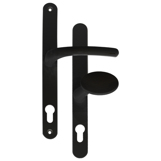 FAB & FIX Blenheim Offset Lever / Pad 92/62PZ - Black