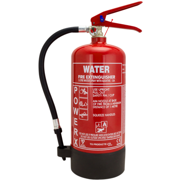 THOMAS GLOVER PowerX Fire Extinguisher - Water With Additive 3L - 3L
