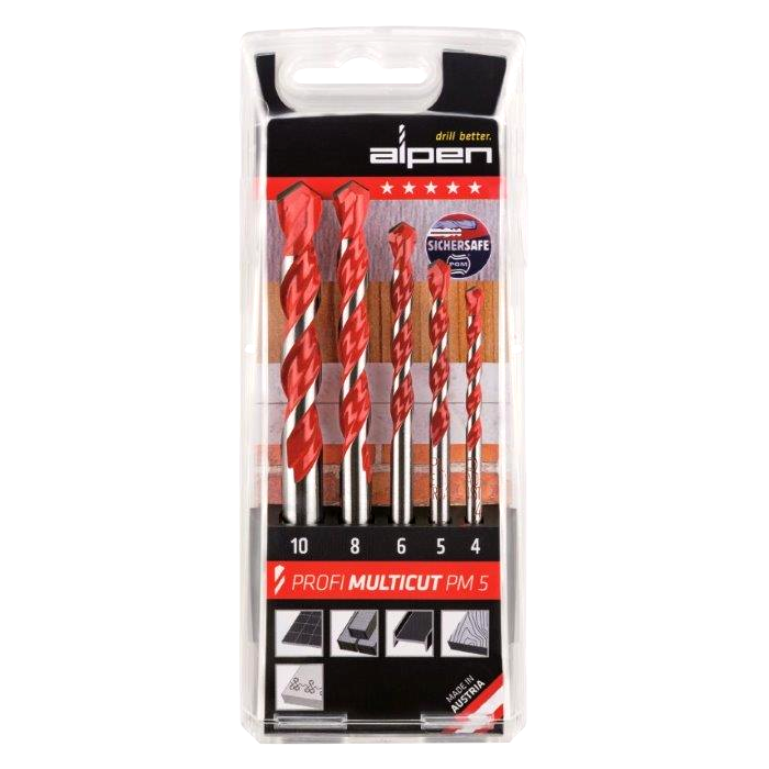 ALPEN Multicut Hardplate Kit - 4/5/6/8/10mm