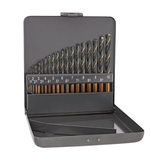 ALPEN HSS 19 Piece Drill Set - 1mm to 10mm
