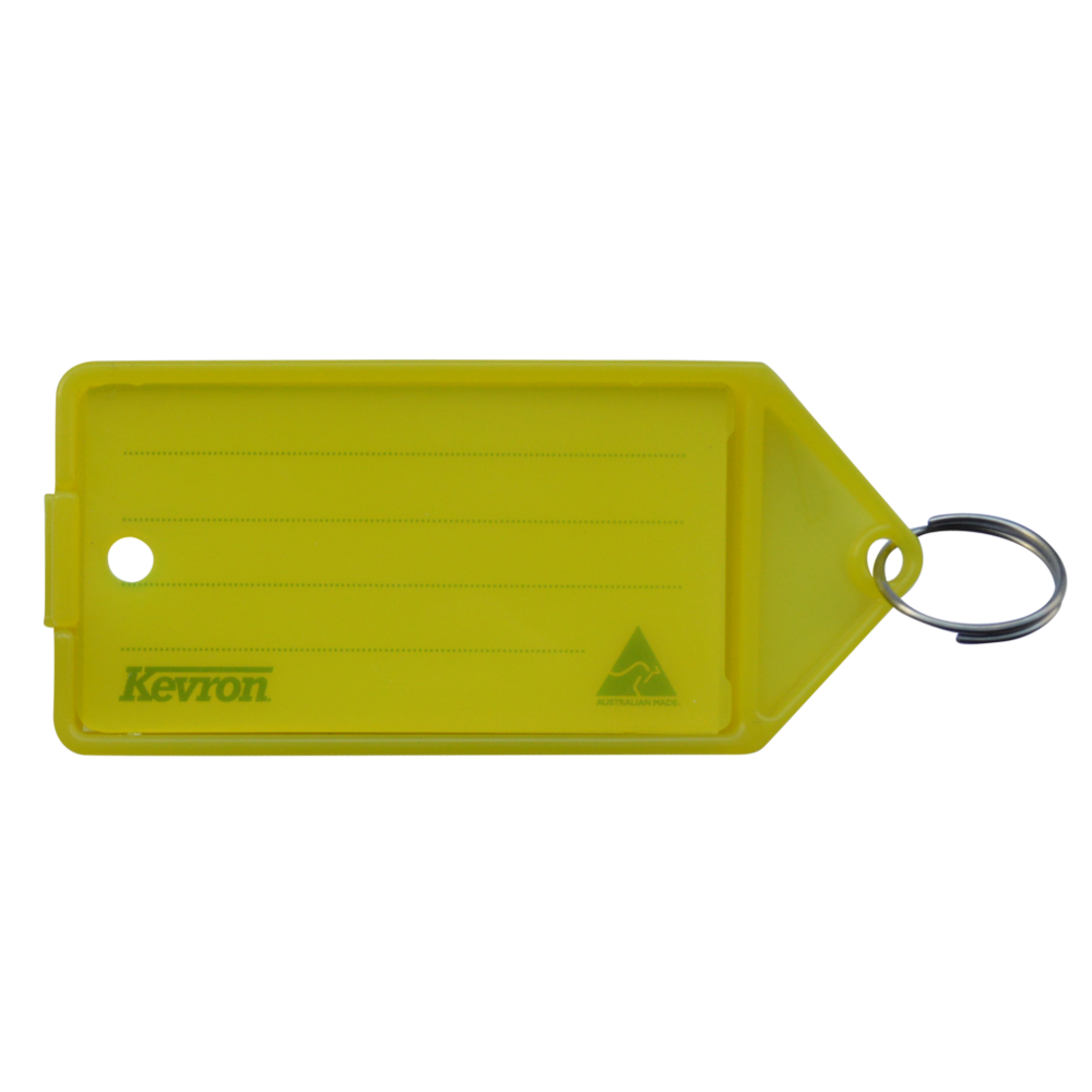 KEVRON ID35 Big Tags Bag of 12 - Yellow x 12