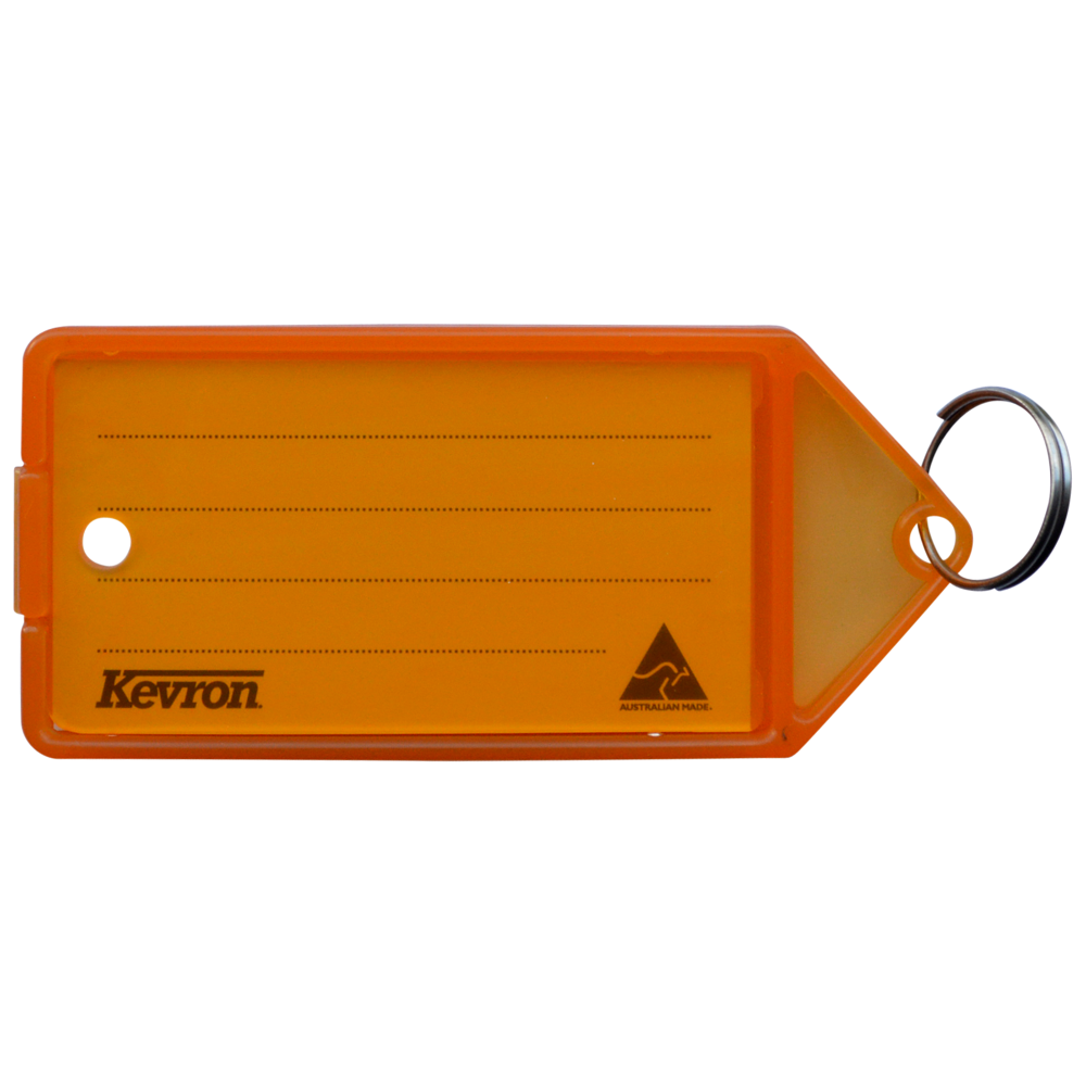 KEVRON ID35 Big Tags Bag of 12 - Orange x 12