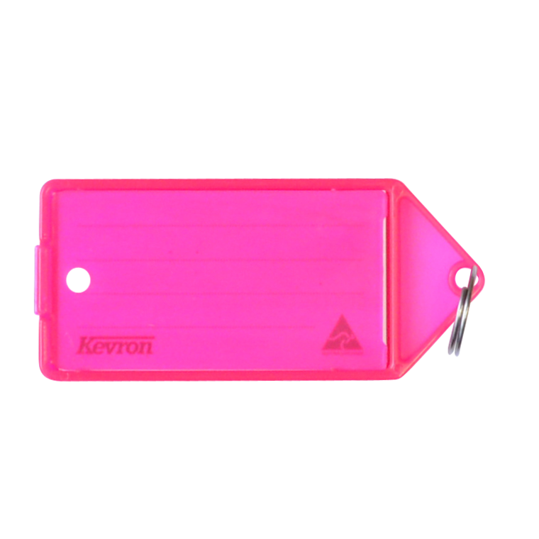 KEVRON ID35 Big Tags Bag of 12 - Hot Pink x 12