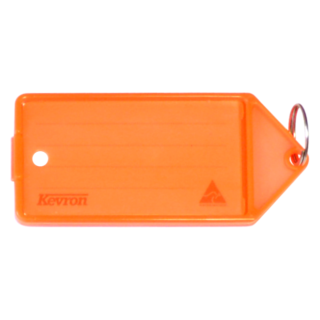 KEVRON ID35 Big Tags Bag of 12 - Flo Orange x 12