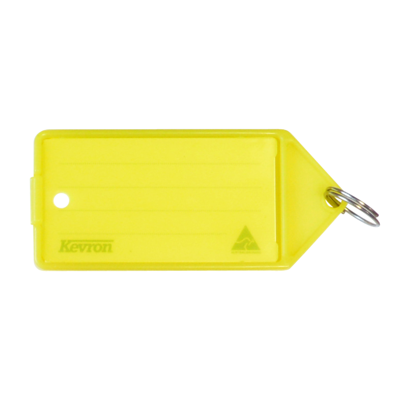 KEVRON ID35 Big Tags Bag of 12 - Flo Yellow x 12