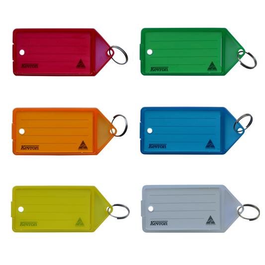 KEVRON ID35 Big Tags Bag of 12 - Assorted Colours x 12