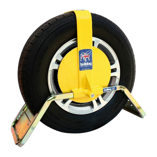 BULLDOG QD Series Wheel Clamp To Suit Caravans & Trailers - QD34 Suits Tyres 185mm Width 330mm Rim Diameter