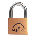 SQUIRE Lion Brass Open Shackle Padlock KA - 50mm KA1 LN5 KEY NO. 24342