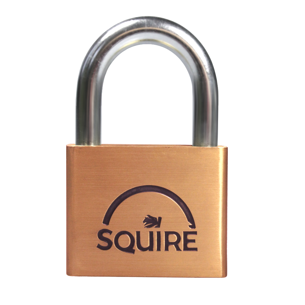 SQUIRE Lion Brass Open Shackle Padlock KA - 50mm KA2 LN5 KEY NO. 35524