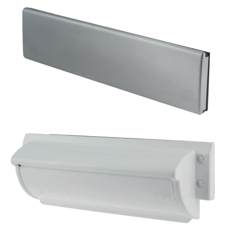 TROJAN Unicorn TS008 FD30 Letterplate - Brushed Stainless Steel