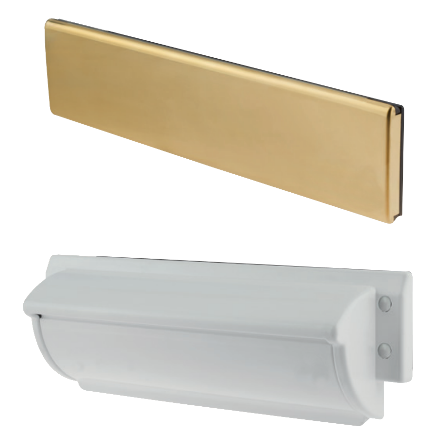 TROJAN Unicorn TS008 FD30 Letterplate - Gold