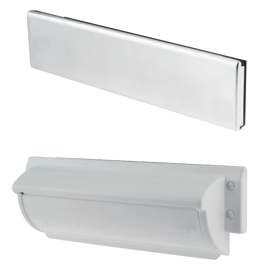 TROJAN Unicorn TS008 FD30 Letterplate - White