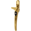 ERA Charisma Inline Cockspur Locking Espag Handle - 12mm RH Locking Polished Gold