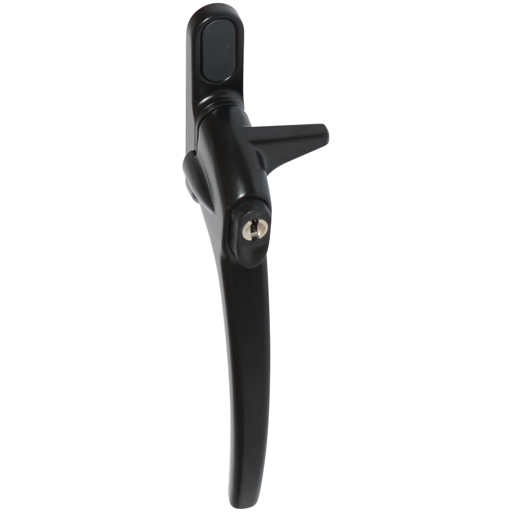 ERA Charisma Inline Cockspur Locking Espag Handle - 12mm LH Locking Black