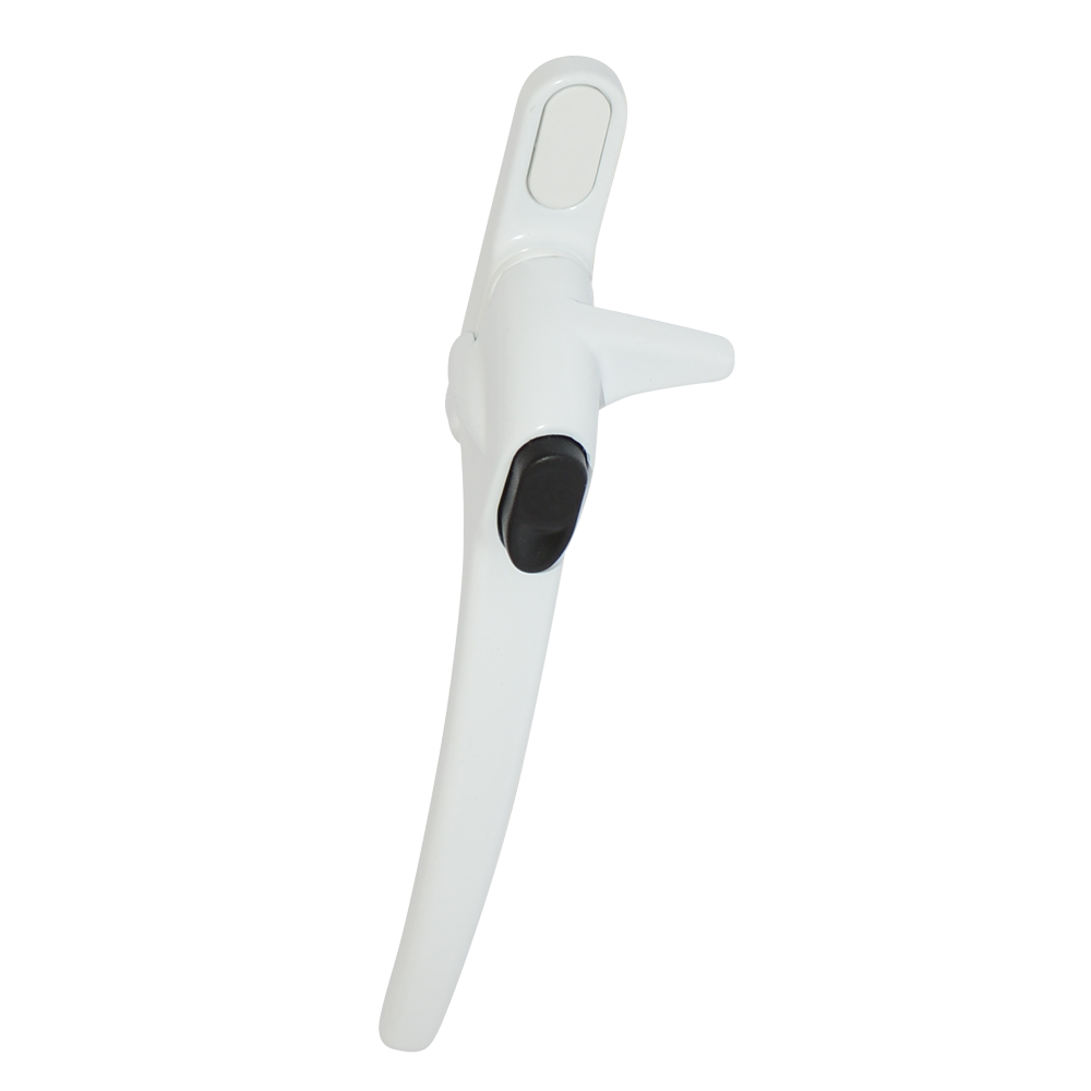 ERA Charisma Inline Cockspur Non Locking Espag Handle - 12mm LH Non Locking White