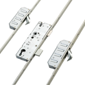 WINKHAUS STV Trulock 20mm Square Faceplate Split Spindle 2 Hooks  - 45/92 LH 20mm Square Faceplate