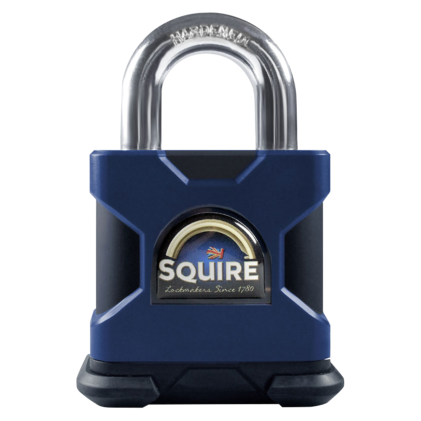 SQUIRE Stronghold Marine Open Shackle Padlock Body Only To Take KIK-SS Insert - 50mm