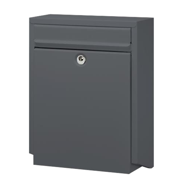 DAD Decayeux D100 Series Post Box - Anthracite Grey