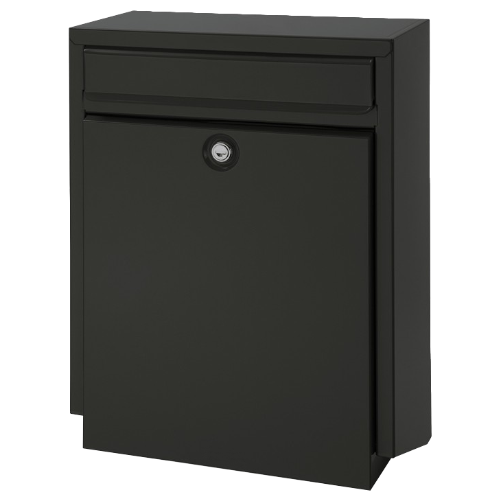 DAD Decayeux D100 Series Post Box - Black