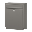 DAD Decayeux D100 Series Post Box - Quartz Grey