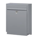 DAD Decayeux D100 Series Post Box - Silver Grey