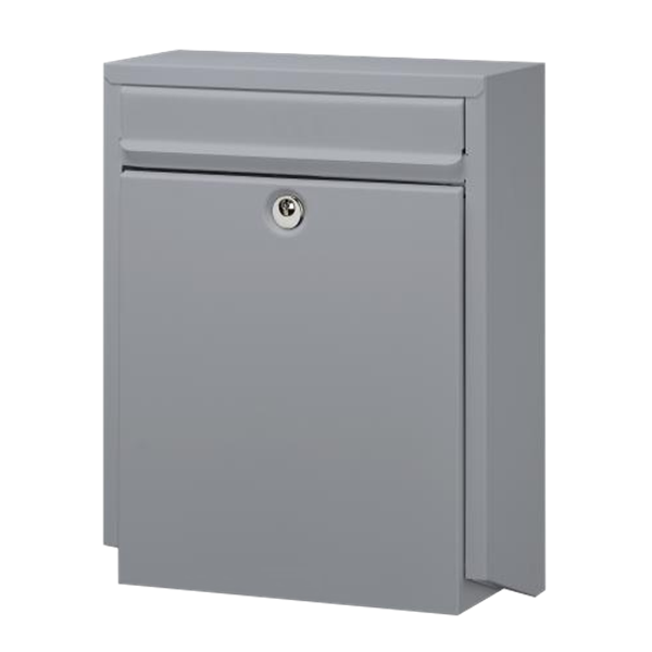 DAD Decayeux D100 Series Post Box - Silver Grey