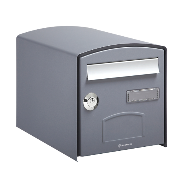 DAD Decayeux D800 Series Post Box - Grey