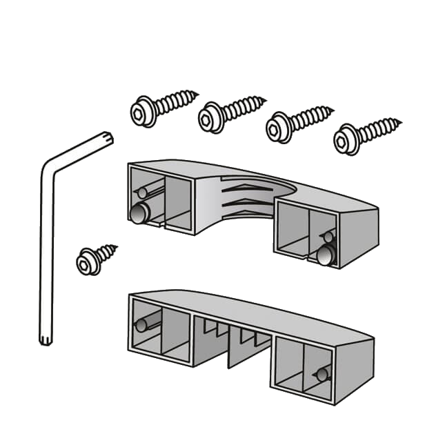 DAD Decayeux P100 Series Pole Mounting Fixing Kit - Fixing Kit