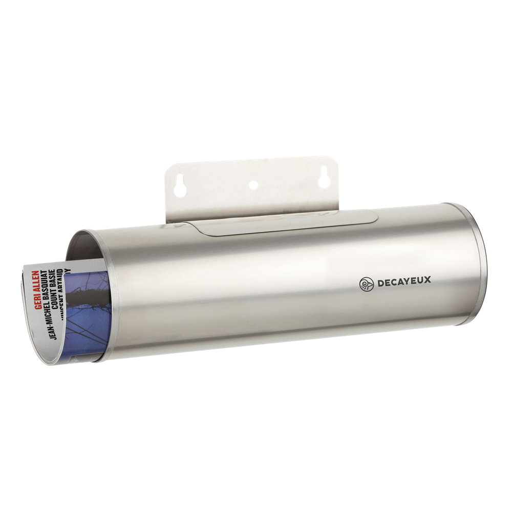 DAD Decayeux N100 Series Newspaper Holder Post Box Attachment - Stainless Steel