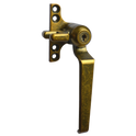 STEEL WINDOW FITTINGS B195 Key Locking Window Handle - RH Antique Brass