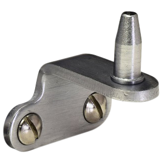 STEEL WINDOW FITTINGS B375 Peg Stay Pin Bracket for Side Hung Windows - Satin Chrome