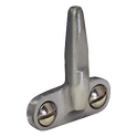 STEEL WINDOW FITTINGS B375 Back of Stay Bracket - Satin Chrome