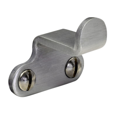 STEEL WINDOW FITTINGS B375 Peg Stay Rest Bracket - Satin Chrome