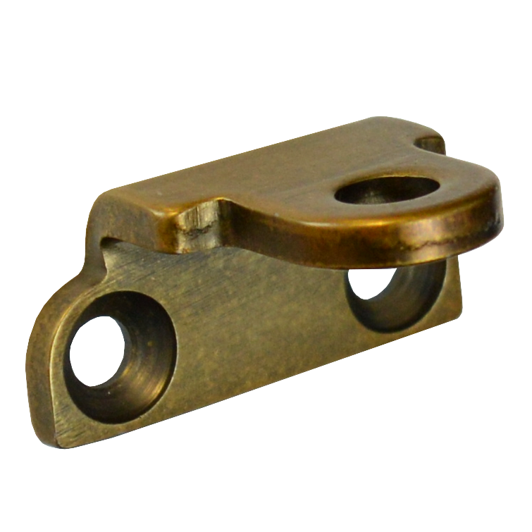 STEEL WINDOW FITTINGS B375 Peg Stay Bracket - Antique Brass