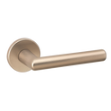 URFIC Easy Click Titan Lever On Rose - Stainless Steel Effect