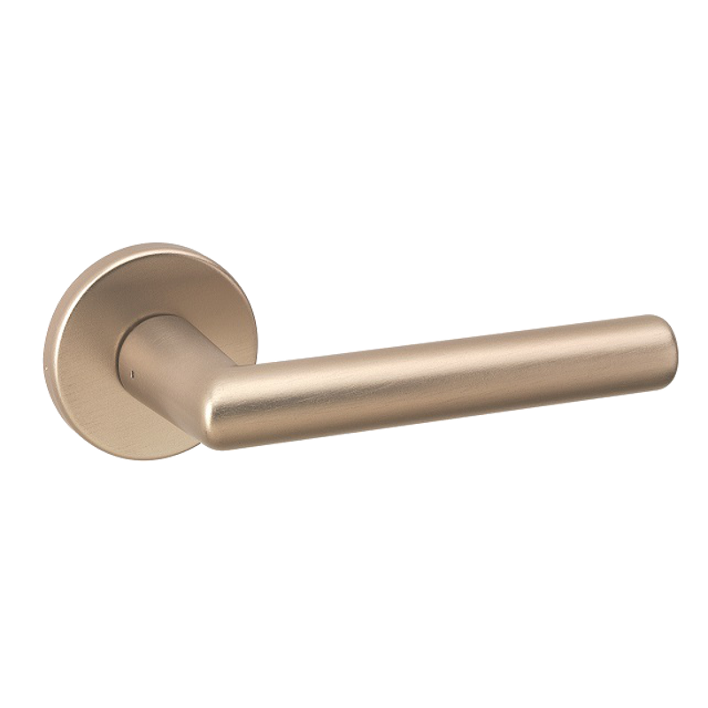 URFIC Easy Click Titan Lever On Rose - Stainless Steel Effect