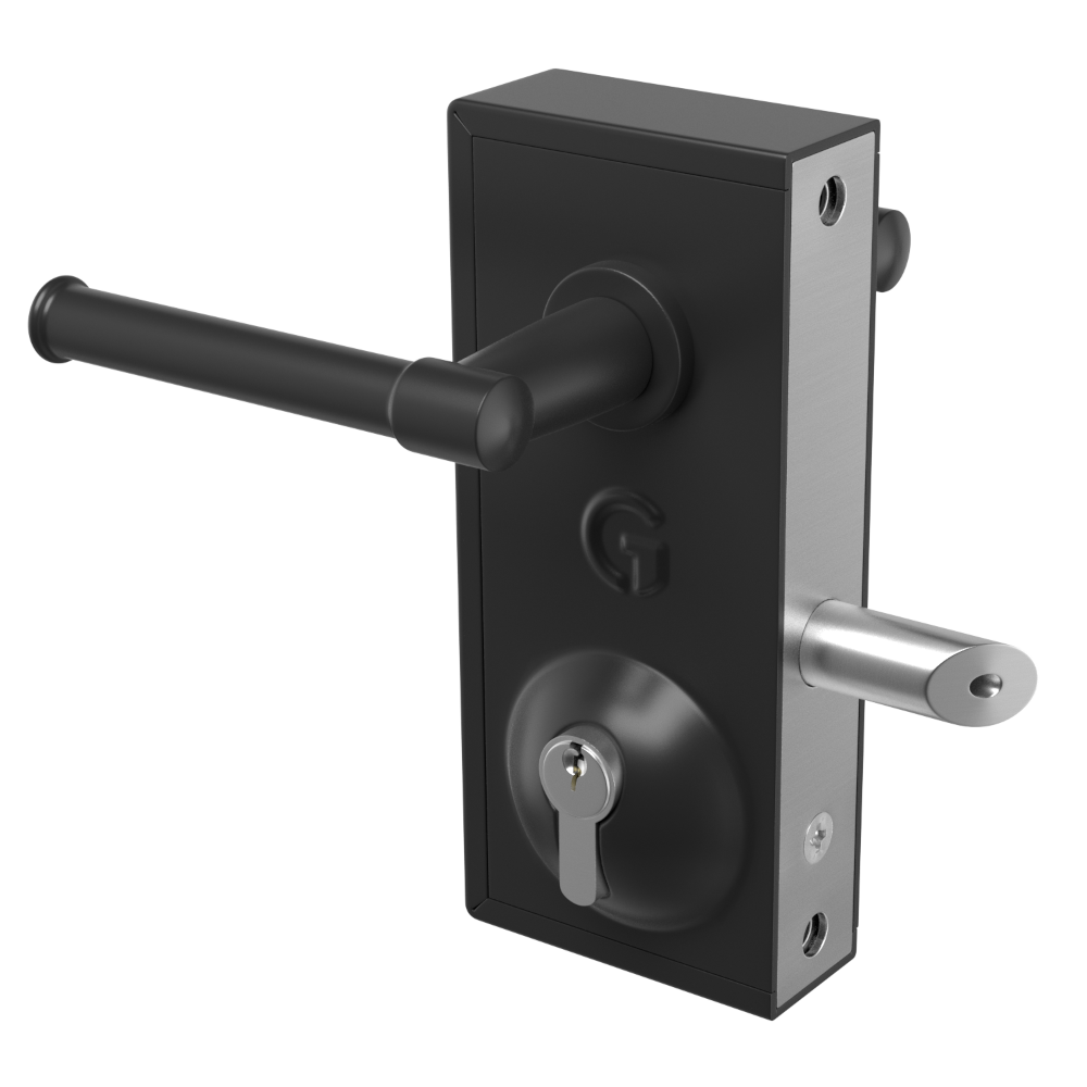 GATEMASTER Superlock Latch Deadlock - Straight Profile Lever Handle (40mm - 60mm)