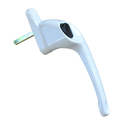 ERA Maxim Offset Non Locking Espag Handle - White RH