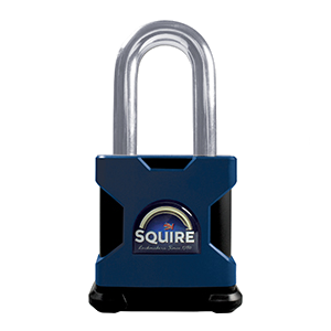 SQUIRE Stronghold Long Shackle Padlock Body Only To Take Scandinavian Oval Insert - 65mm Tang