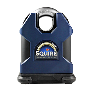 SQUIRE Stronghold Closed Shackle Padlock Body Only To Take Scandinavian Oval Insert - 65mm Slot