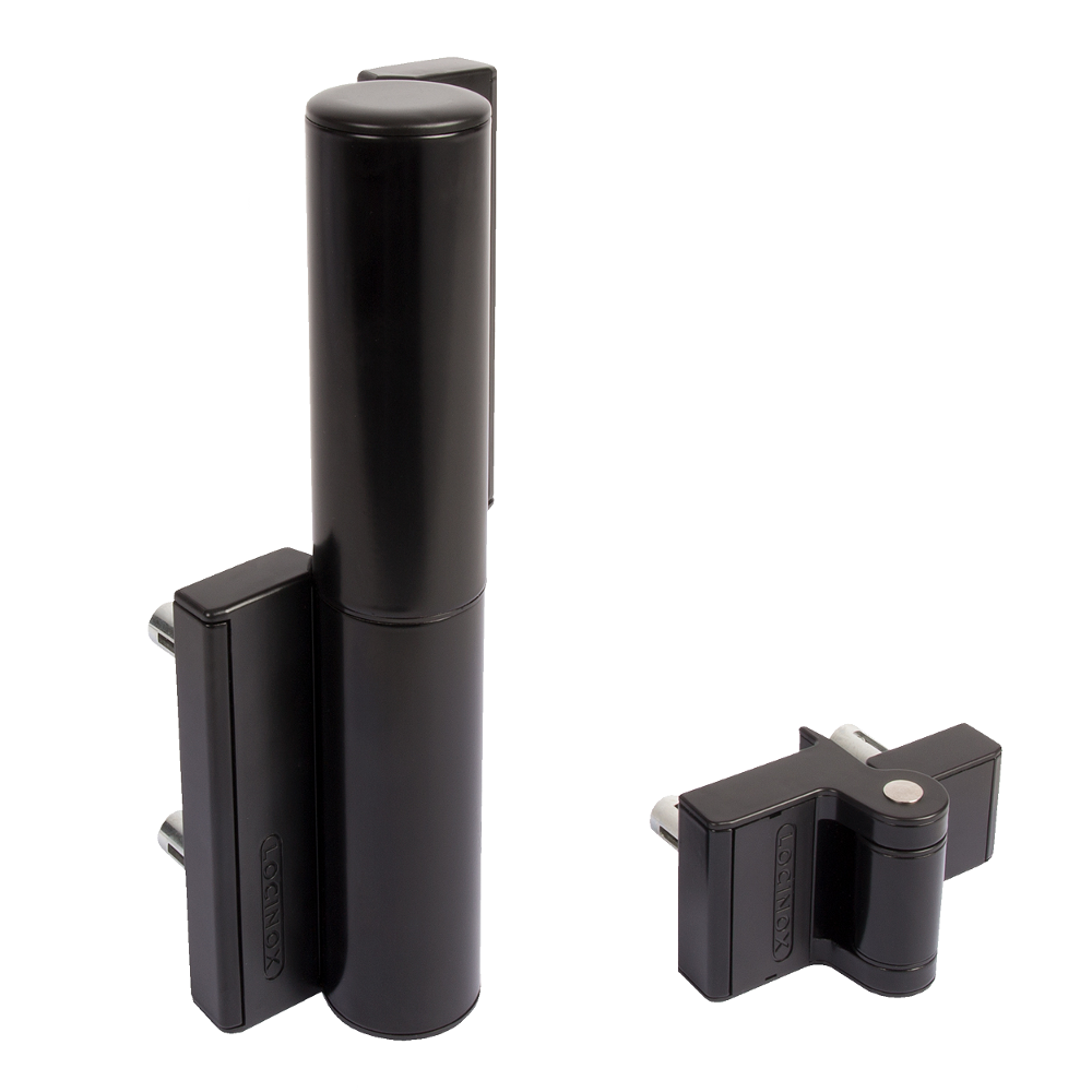 LOCINOX Tiger Hydraulic Gate Closer Kit With Puma Hinge - Black