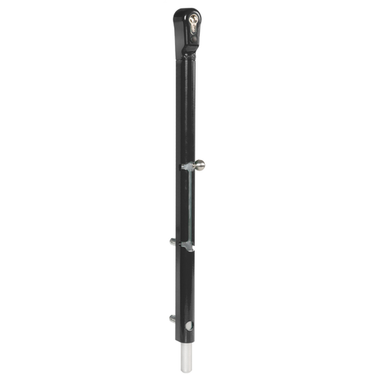 LOCINOX Keydrop Lockable Drop Bolt - Black