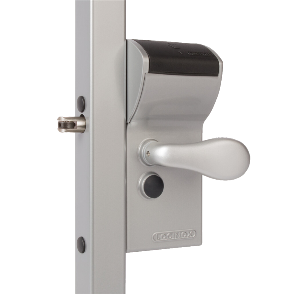 LOCINOX Free Vinci Surface Mounted Mechanical Digital Code Gate Lock - LFKQ40 X1 Silver