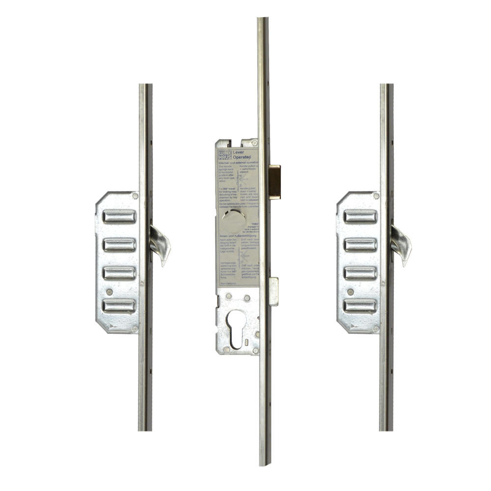 WINKHAUS STV-UG 24mm Radius Faceplate Single Spindle - 2 Hooks U-Rail - 28/92 LH