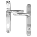 MILA Kite Secure PAS24 2 Star 240mm Lever/Lever Door Furniture - Chrome - Bagged