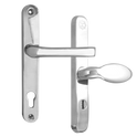 MILA Kite Secure PAS24 2 Star 240mm Lever/Pad Door Furniture 92/62 Centres - Chrome - Bagged