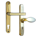MILA Kite Secure PAS24 2 Star 240mm Lever/Pad Door Furniture 92/62 Centres - Gold - Bagged