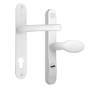 MILA Kite Secure PAS24 2 Star 240mm Lever/Pad Door Furniture 92/62 Centres - White - Bagged